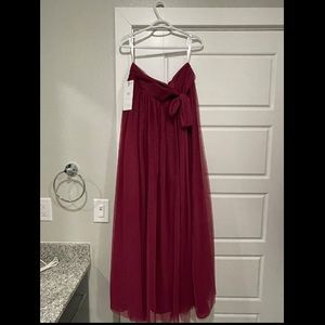 A-Line/Princess Floor-Length Tulle Cocktail Skirt